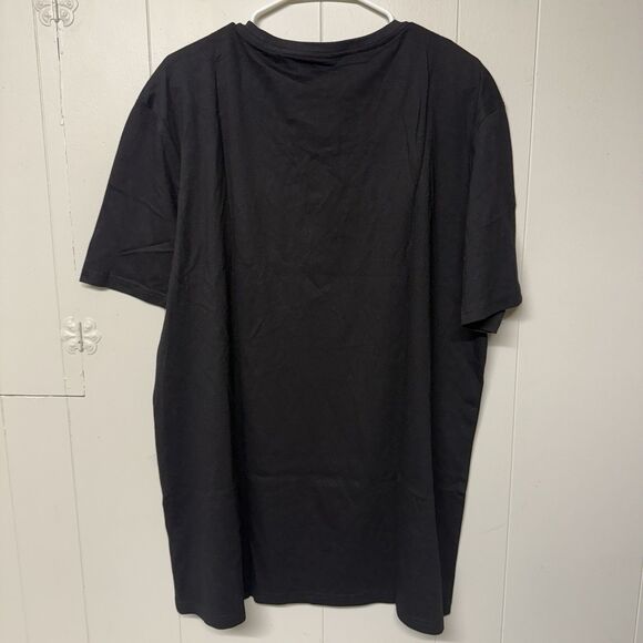 Third Party Brand Embroidered Logo Blank T Shirt Black Men 2Xl NWOT - Picture 9 of 9